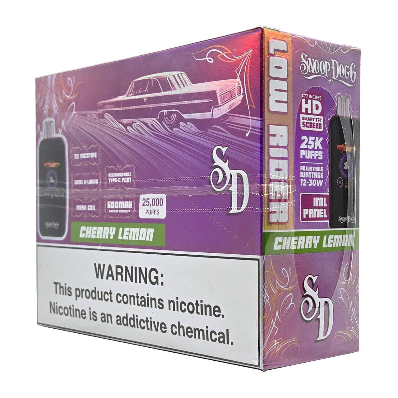 Snoop Dogg Low Rider - 20ml Disposable Pack of 5 Snoop Dogg Low Rider - 20ml Disposable Pack of 5